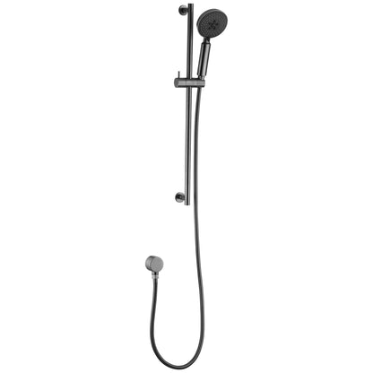 ALFI Brand AB7938-BN Brushed Nickel Wall-Mounted Sliding Rail Hand Held Shower Head Set With Hose