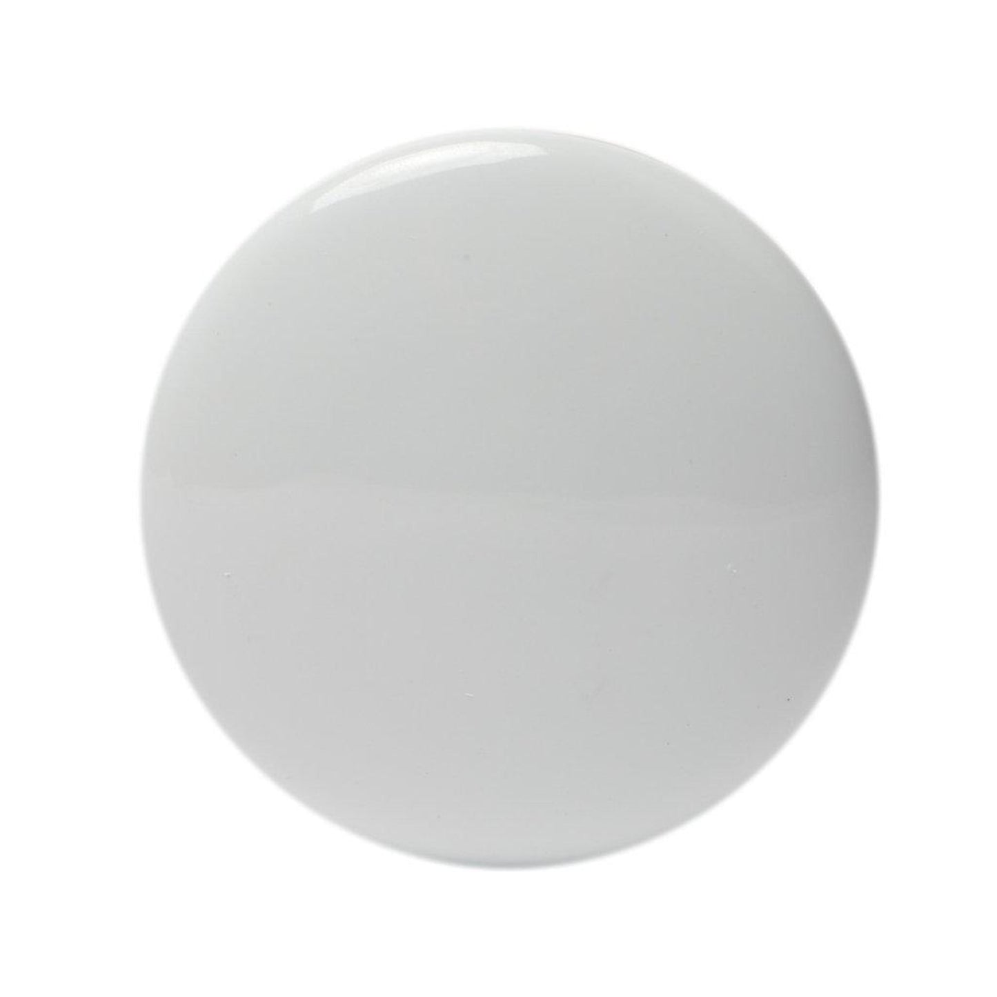 ALFI Brand AB8056-W White Ceramic Mushroom Top Pop Up Bathroom Sink Drain With Overflow