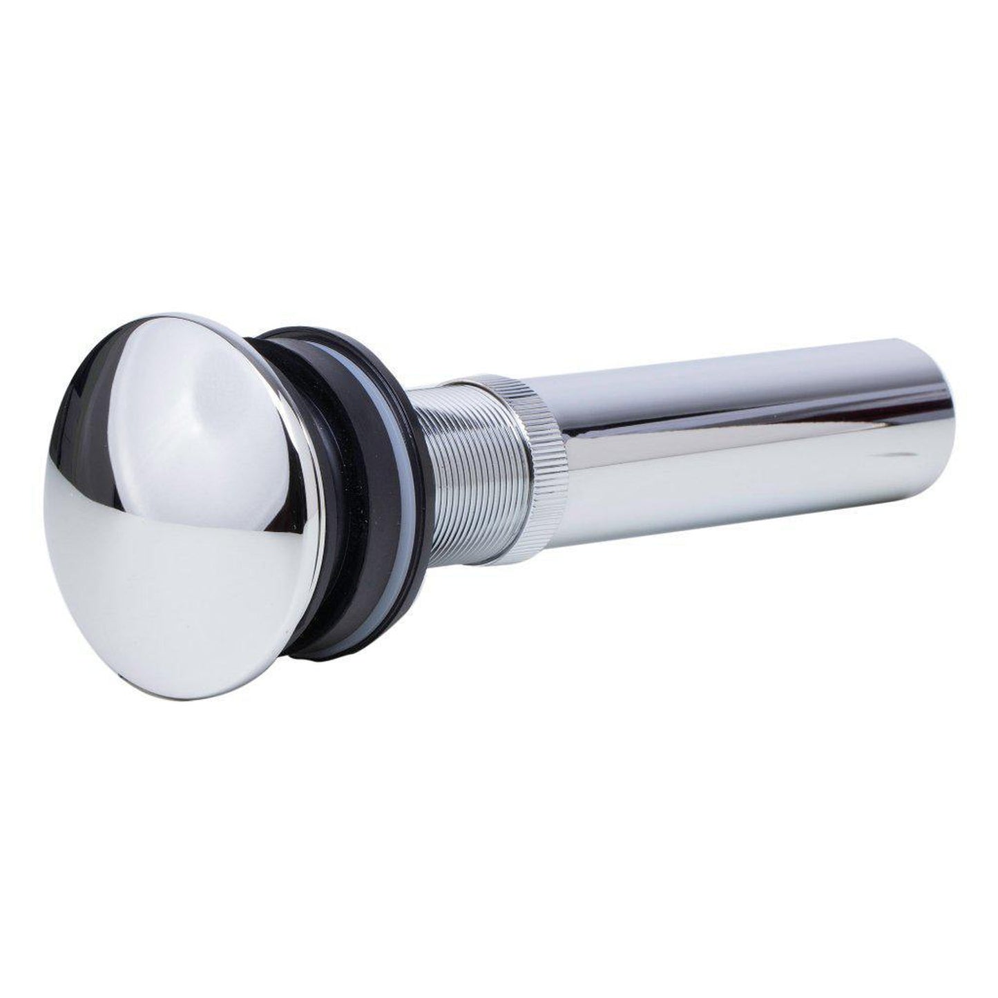 ALFI Brand AB9055-PC Polished Chrome Solid Brass Pop Up Bathroom Sink Drain Without Overflow