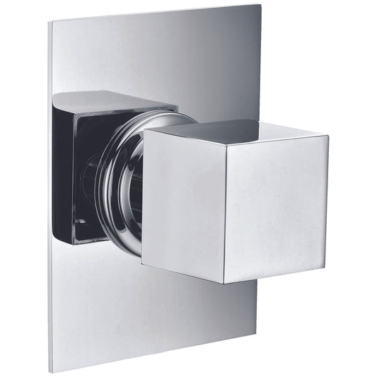 ALFI Brand AB9209-PC Polished Chrome Wall-Mounted Square 3 Way Brass Shower Diverter