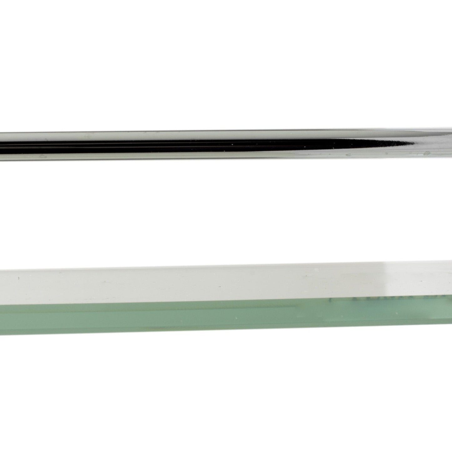 ALFI Brand AB9549 Polished Chrome Wall-Mounted Double Glass Shower Shelf Bathroom Accessory