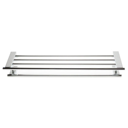 ALFI Brand AB9564-PC 26" Polished Chrome Wall-Mounted Towel Bar & Shelf Bathroom Accessory