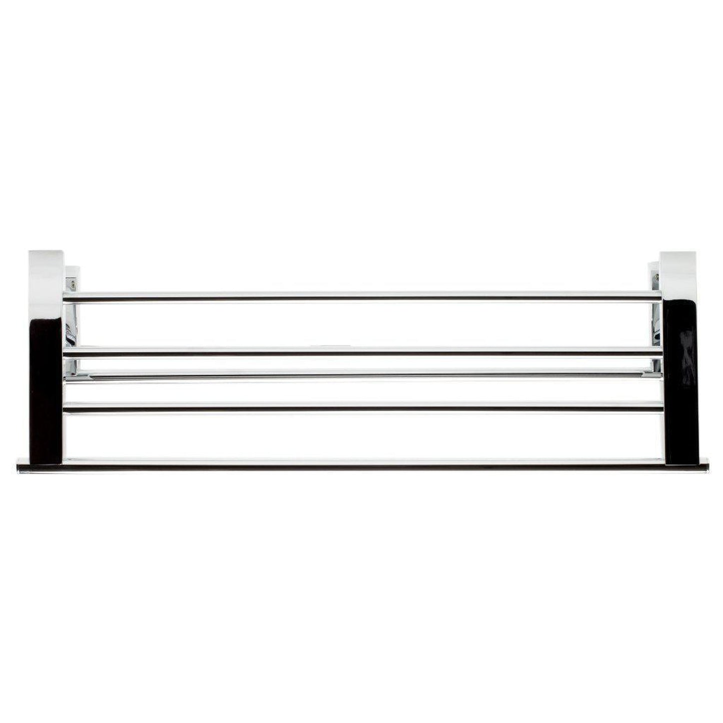 ALFI Brand AB9564-PC 26" Polished Chrome Wall-Mounted Towel Bar & Shelf Bathroom Accessory