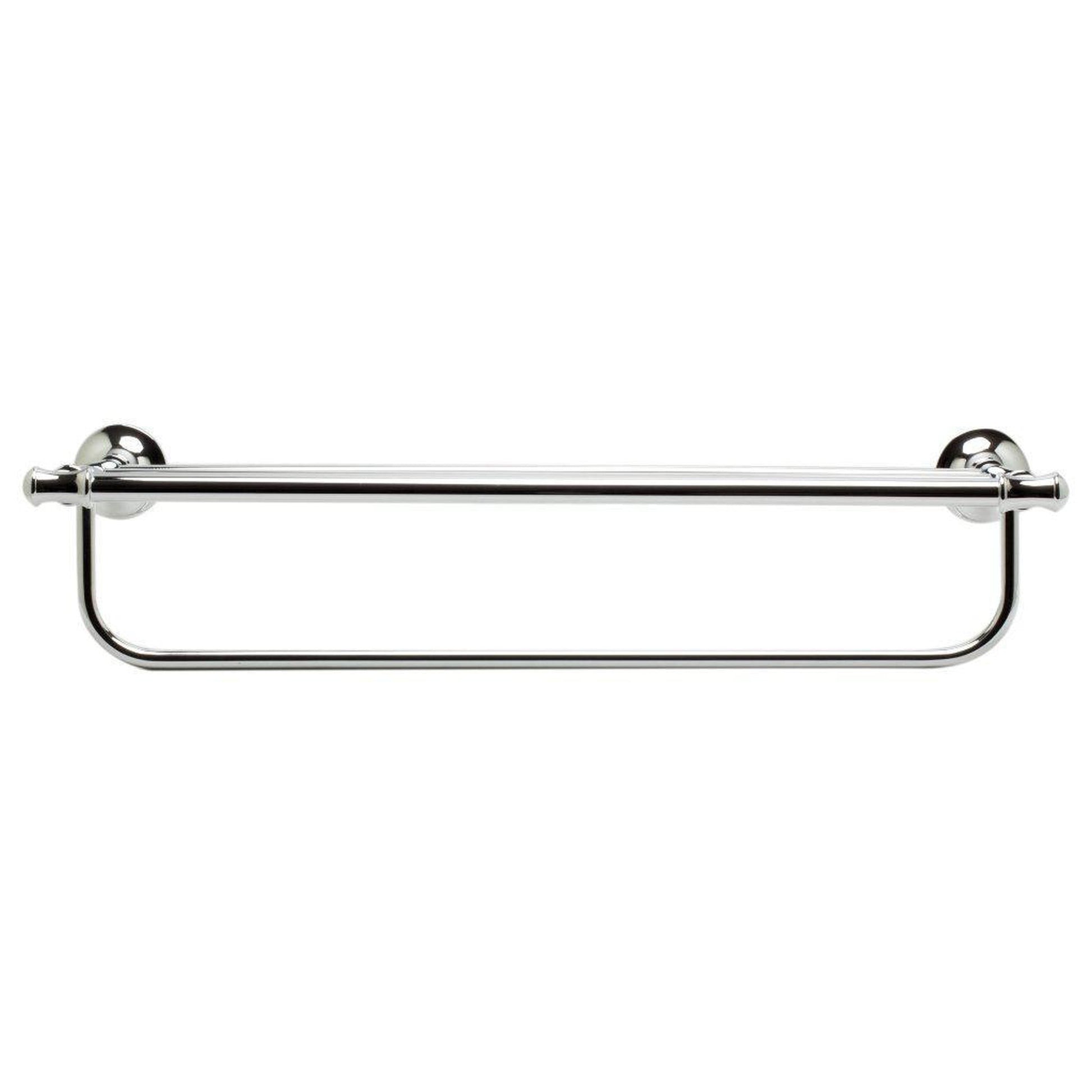 ALFI Brand AB9583 23" Polished Chrome Towel Bar & Shelf Bathroom Accessory