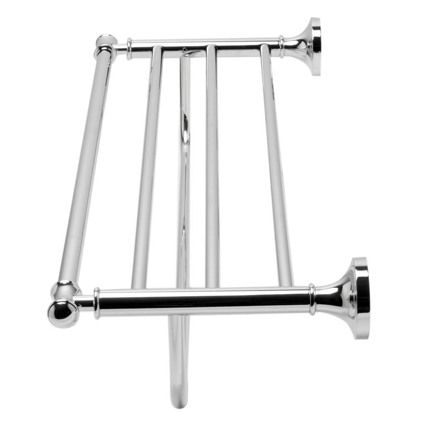 ALFI Brand AB9583 23" Polished Chrome Towel Bar & Shelf Bathroom Accessory