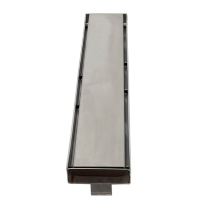 ALFI Brand ABLD32B-BSS 32" Brushed Stainless Steel Rectangle Linear Shower Drain With Solid Cover