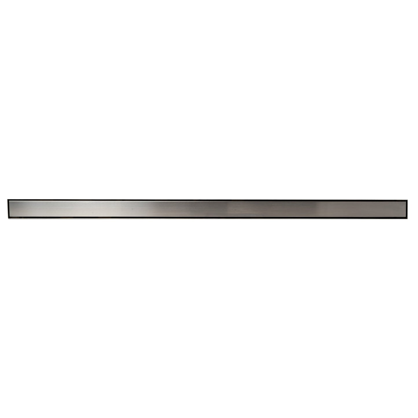 ALFI Brand ABLD59B-BSS 59" Brushed Stainless Steel Rectangle Linear Shower Drain With Solid Cover