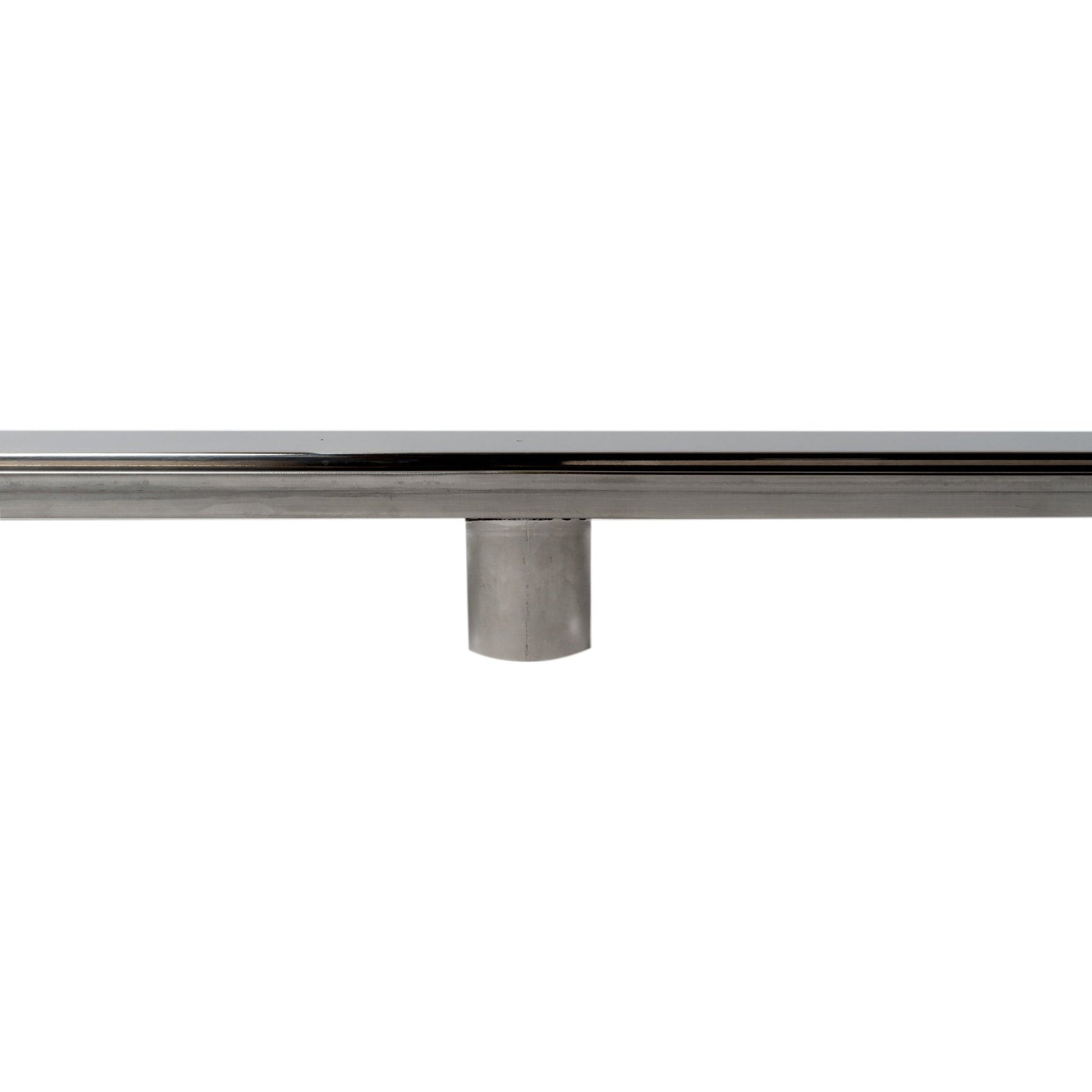 ALFI Brand ABLD59B-PSS 59" Polished Stainless Steel Rectangle Linear Shower Drain With Solid Cover