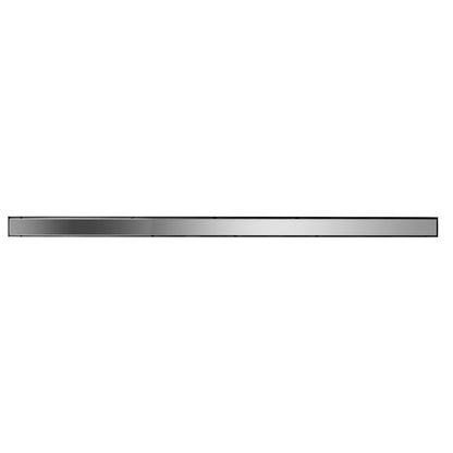 ALFI Brand ABLD59B-PSS 59" Polished Stainless Steel Rectangle Linear Shower Drain With Solid Cover