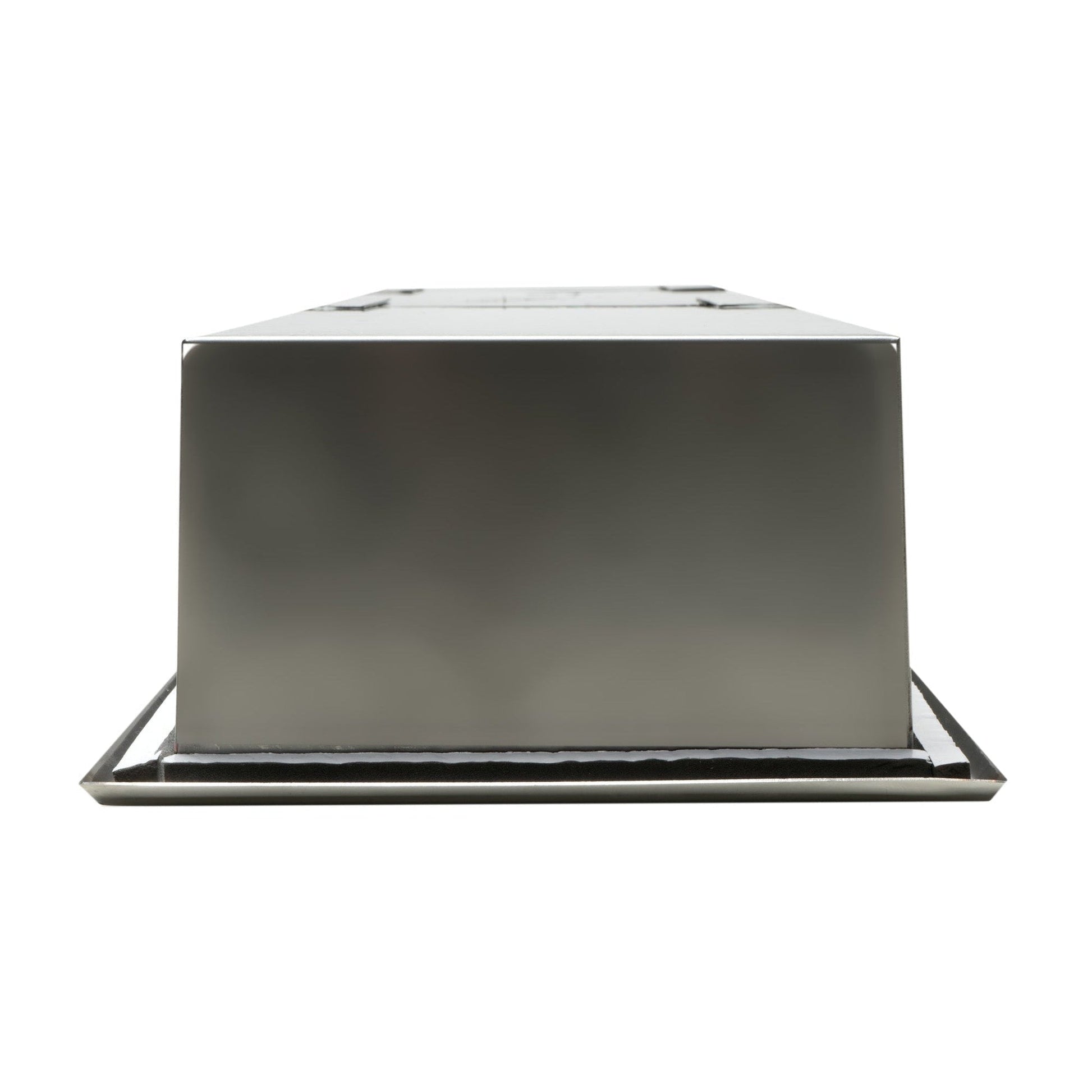 ALFI Brand ABN0836-PSS 8" x 36" Polished Stainless Steel Rectangle Vertical Triple Shelf Bath Shower Niche