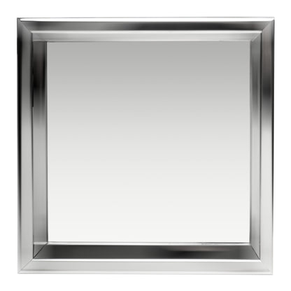 ALFI Brand ABN1212-PSS 12" Polished Stainless Steel Square Single Shelf Bath Shower Niche