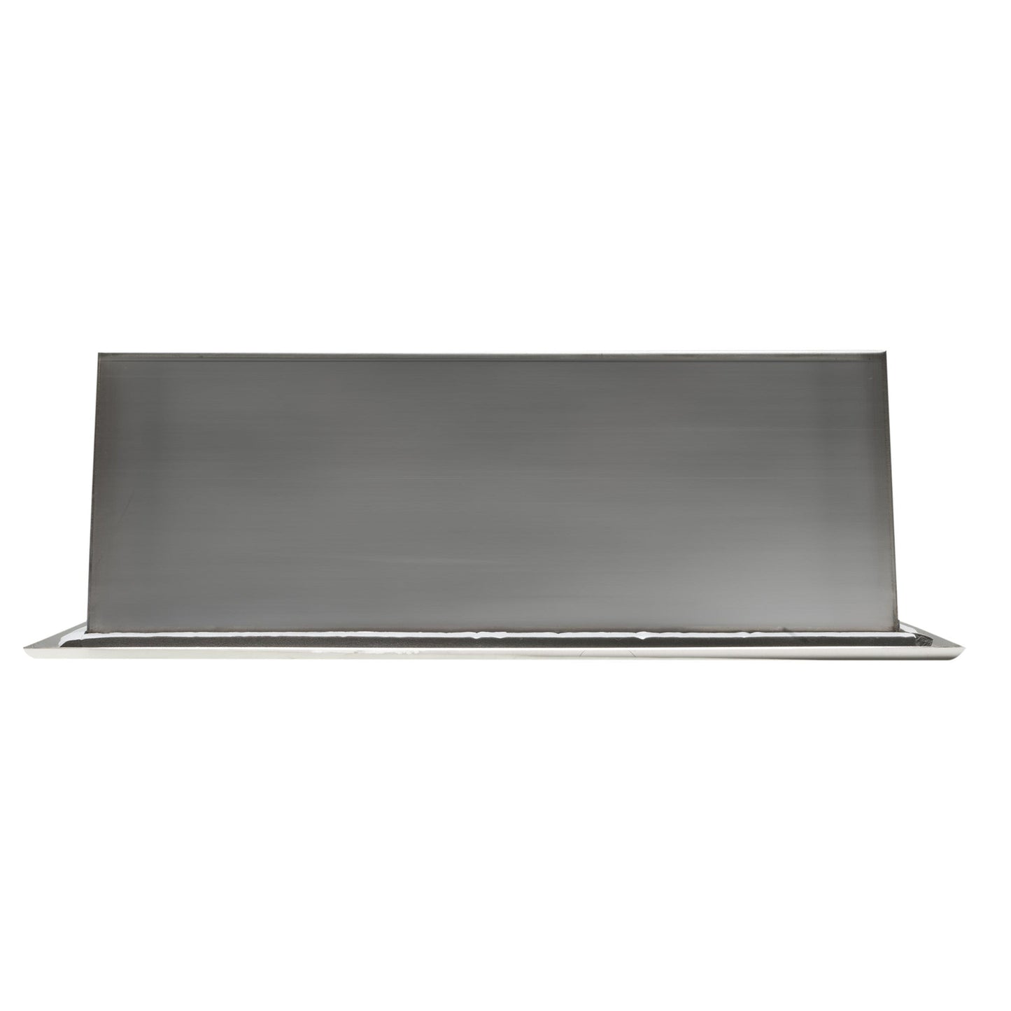 ALFI Brand ABN1212-PSS 12" Polished Stainless Steel Square Single Shelf Bath Shower Niche