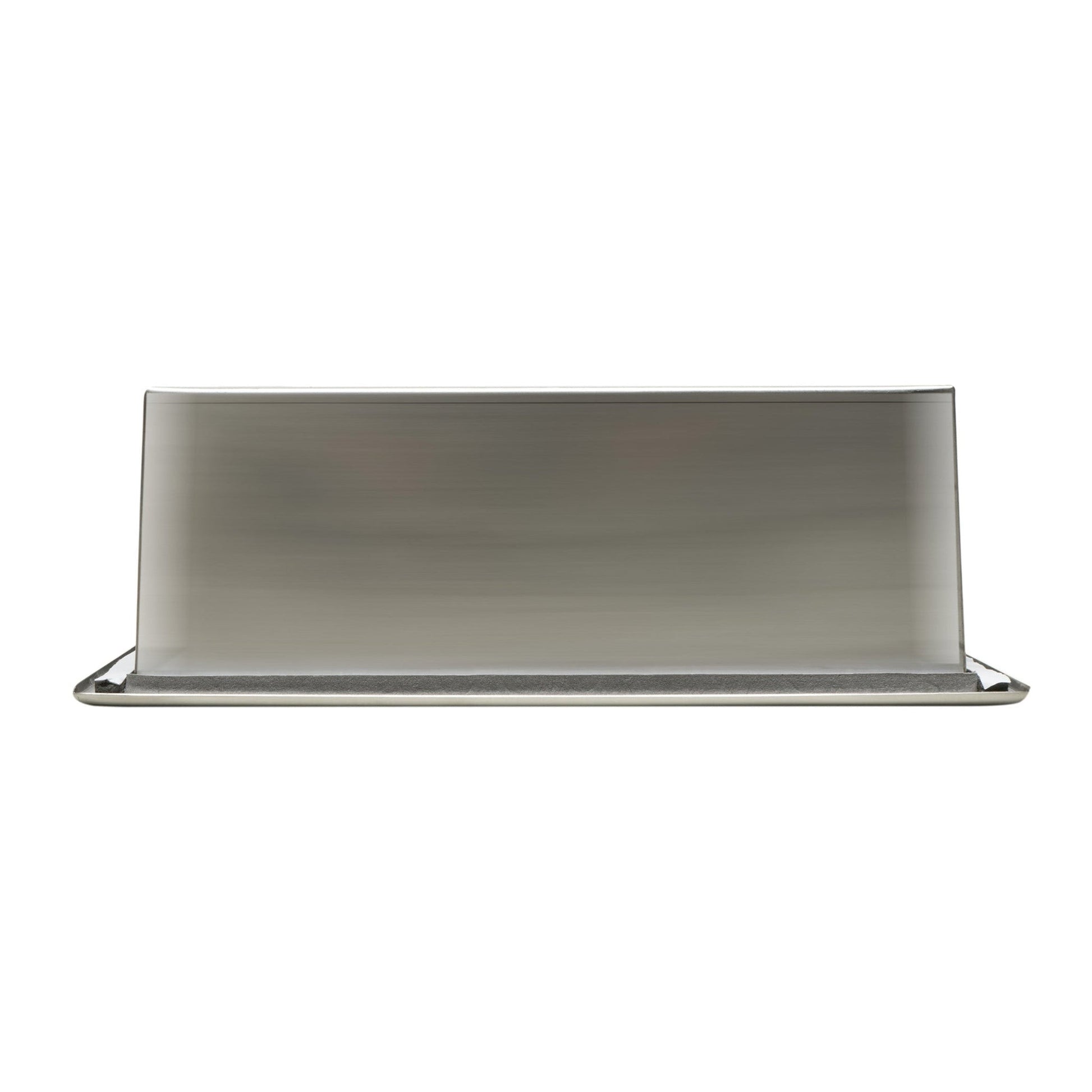 ALFI Brand ABN1224-BSS 12" x 24" Brushed Stainless Steel Rectangle Vertical Double Shelf Bath Shower Niche