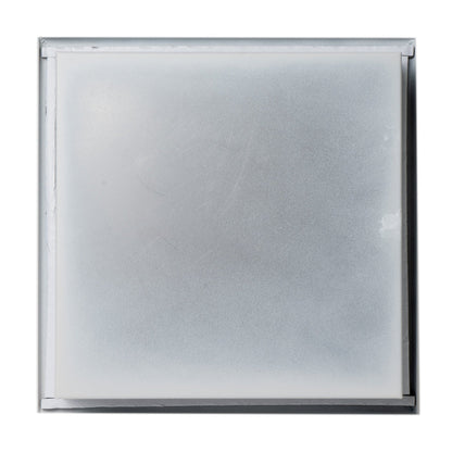 ALFI Brand ABNC1212-W 12" White Matte Stainless Steel Square Single Shelf Bath Shower Niche