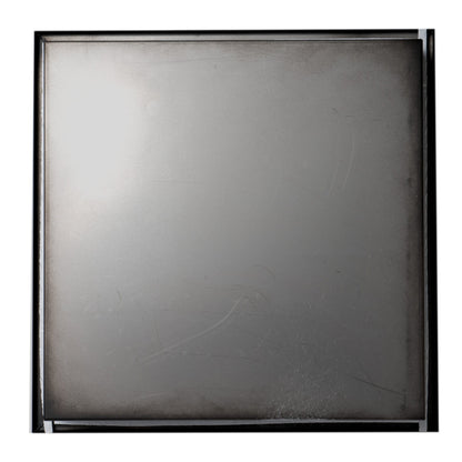 ALFI Brand ABNC1616-BLA 16" Black Matte Stainless Steel Square Single Shelf Bath Shower Niche