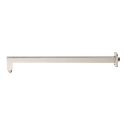 ALFI Brand ABSA20S-BN 20" Brushed Nickel Wall-Mounted Square Solid Brass Shower Arm