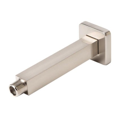 ALFI Brand ABSA6S-BN 6" Brushed Nickel Ceiling Mounted Square Solid Brass Shower Arm