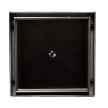 ALFI Brand ABSD55A 5" Brushed Stainless Steel Square Shower Drain Without Cover