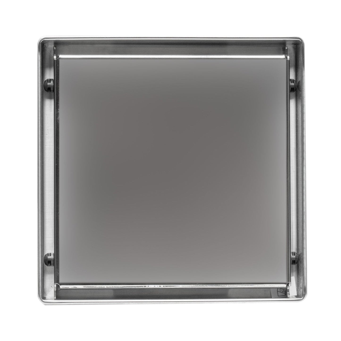 ALFI Brand ABSD55B-PSS 5" Polished Stainless Steel Square Shower Drain With Solid Cover