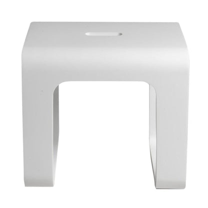 ALFI Brand ABST99 White Matte Solid Surface Resin Bathroom/Shower Stool