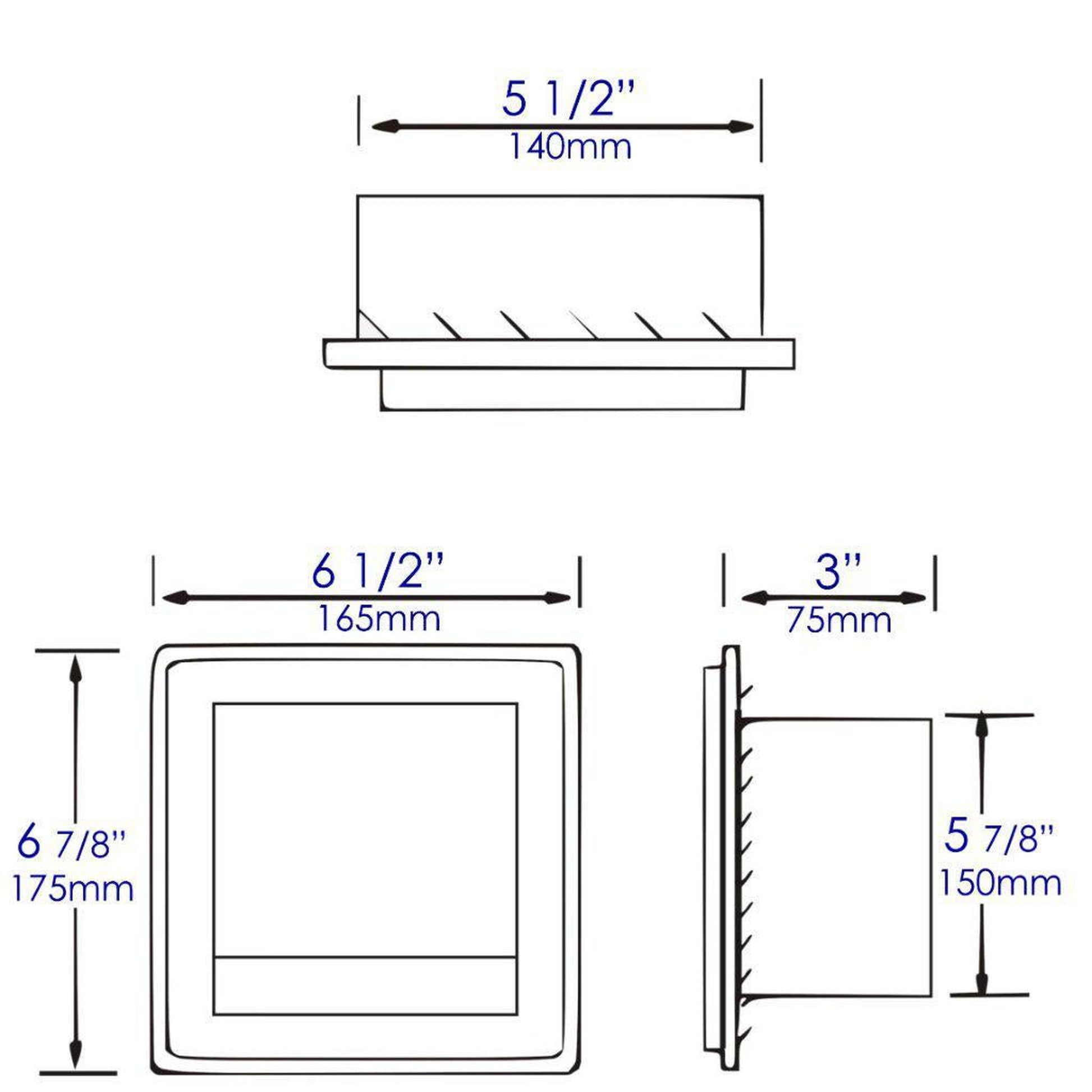 Recessed Toilet Paper Holder in Matte Black