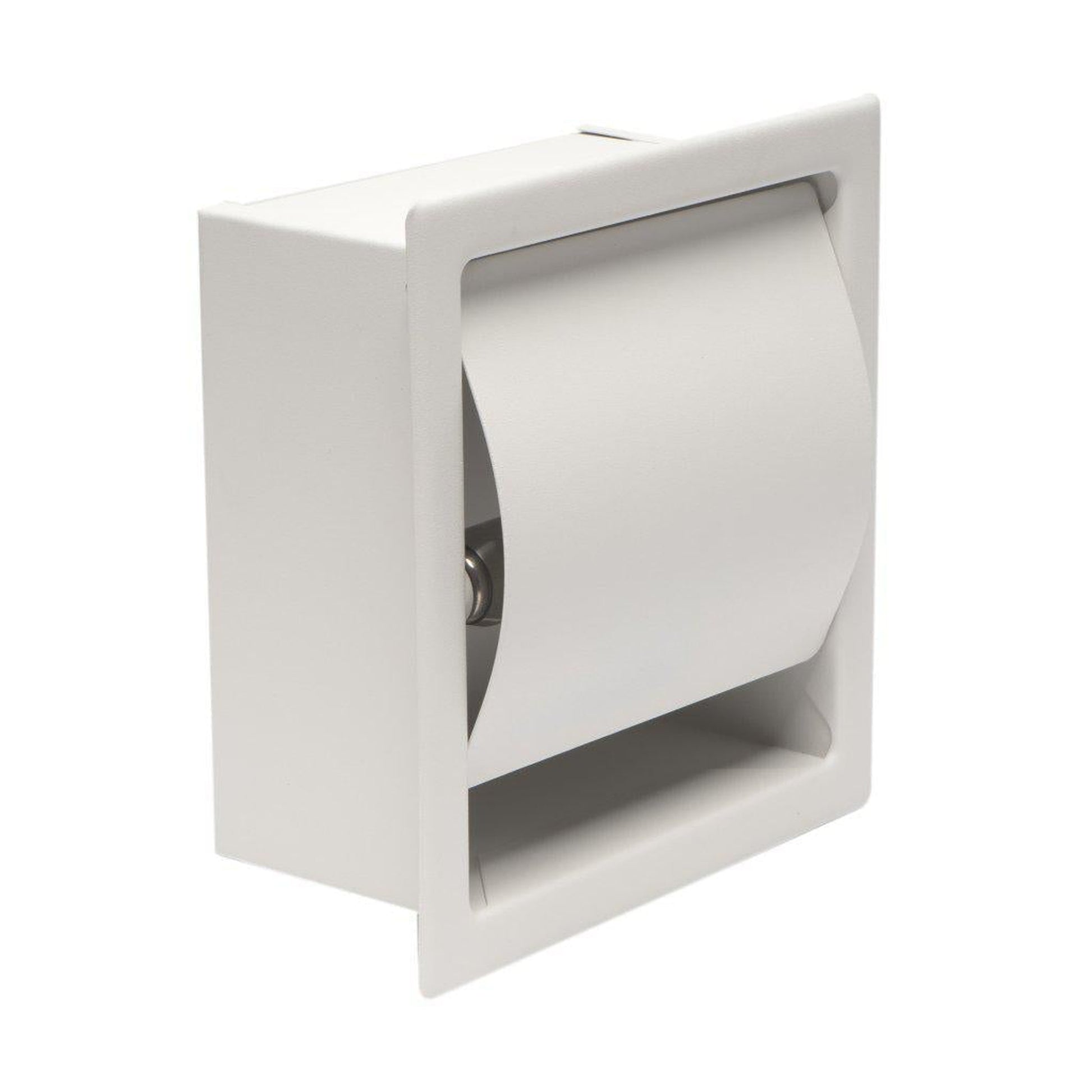 ALFI brand ABTPC77 Stainless Steel Recessed Toilet Paper Holder with Cover