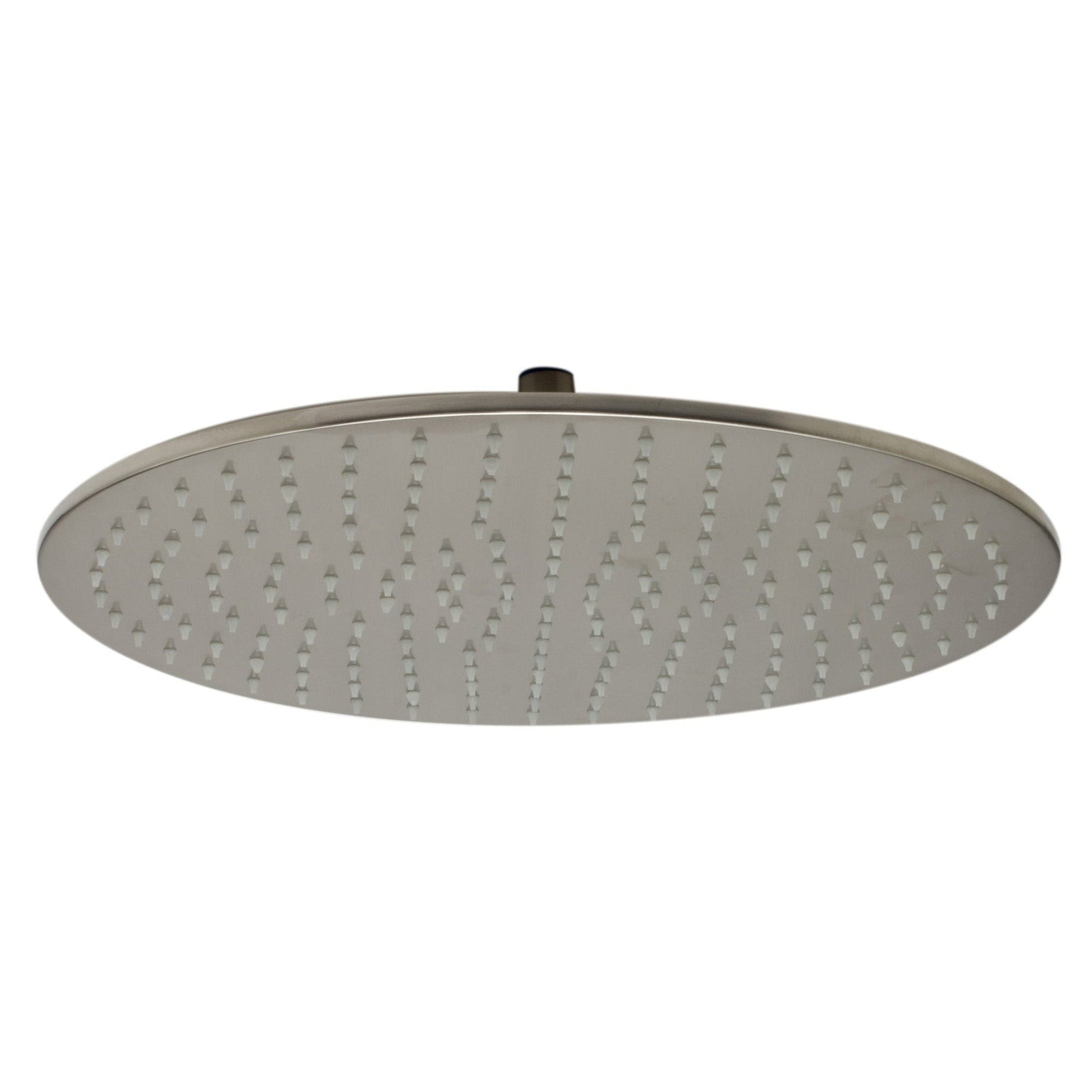 ALFI Brand LED16R-BN 16" Round Brushed Nickel Wall or Ceiling Mounted Multi Color LED Rain Brass Shower Head