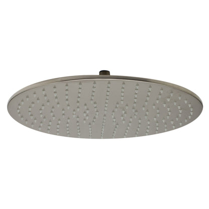 ALFI Brand LED16R-BN 16" Round Brushed Nickel Wall or Ceiling Mounted Multi Color LED Rain Brass Shower Head