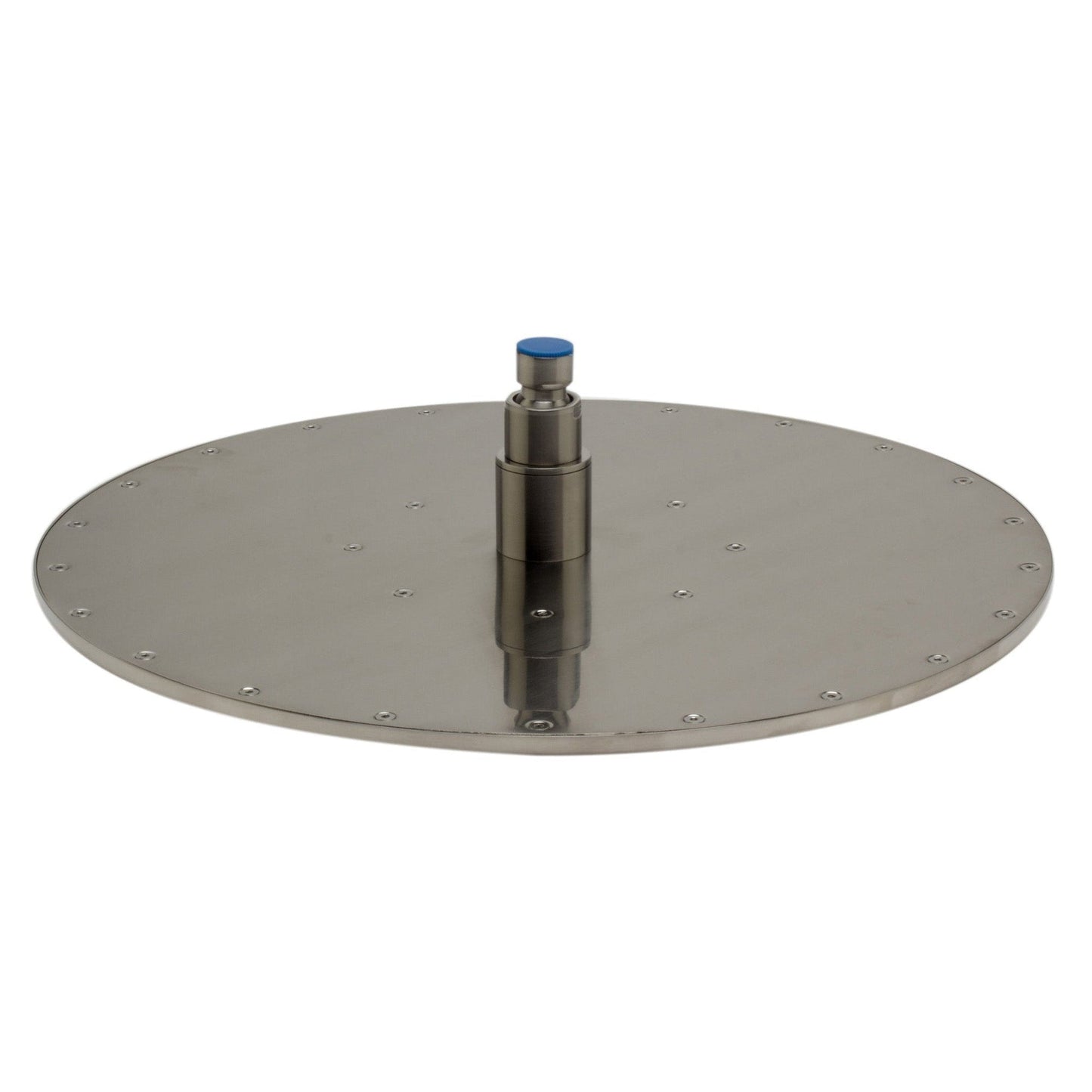 ALFI Brand LED16R-BN 16" Round Brushed Nickel Wall or Ceiling Mounted Multi Color LED Rain Brass Shower Head