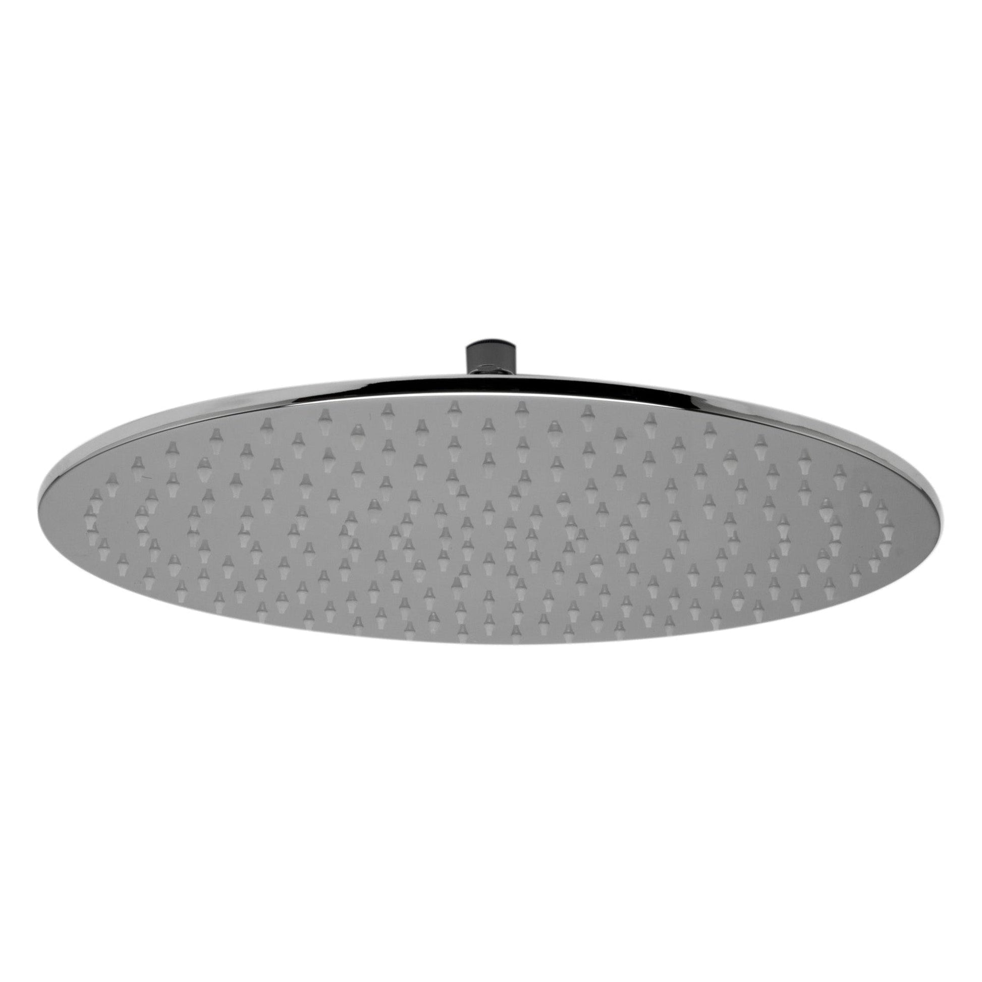 ALFI Brand LED16R-PC 16" Round Polished Chrome Wall or Ceiling Mounted Multi Color LED Rain Brass Shower Head