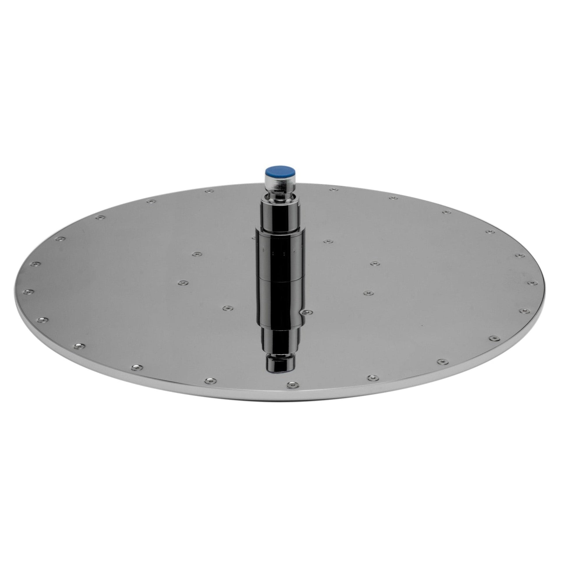 ALFI Brand LED16R-PC 16" Round Polished Chrome Wall or Ceiling Mounted Multi Color LED Rain Brass Shower Head