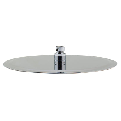 ALFI Brand RAIN12R-PSS 12" Round Solid Polished Stainless Steel Wall or Ceiling Mounted Ultra Thin Rain Brass Shower Head