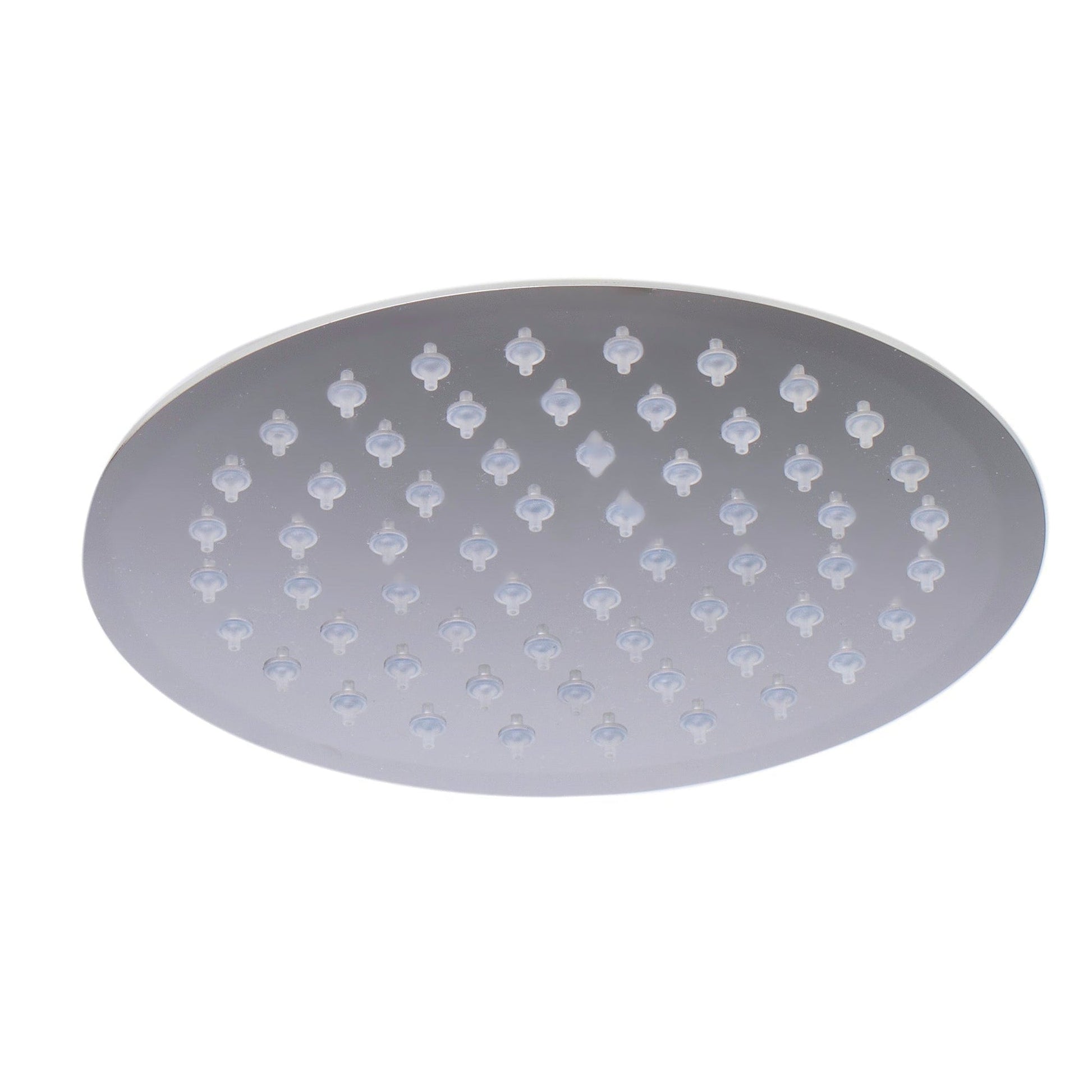 ALFI Brand RAIN8R-PSS 8" Round Solid Polished Stainless Steel Wall or Ceiling Mounted Ultra Thin Rain Brass Shower Head