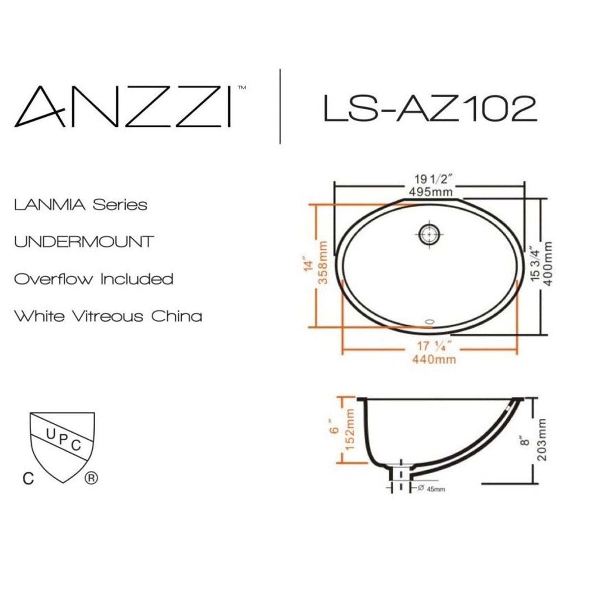 ANZZI Lanmia Series 20