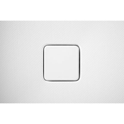 ANZZI Titan Series 36" x 36" Center Side Drain With Cover Double Threshold White Shower Base With Built-in Tile Flange