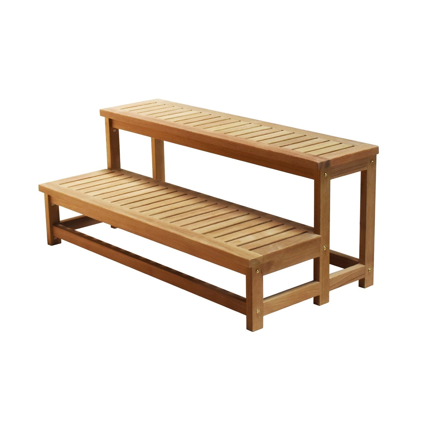 ARB Teak & Specialties 47" Solid Teak Wood Hot Tub Step