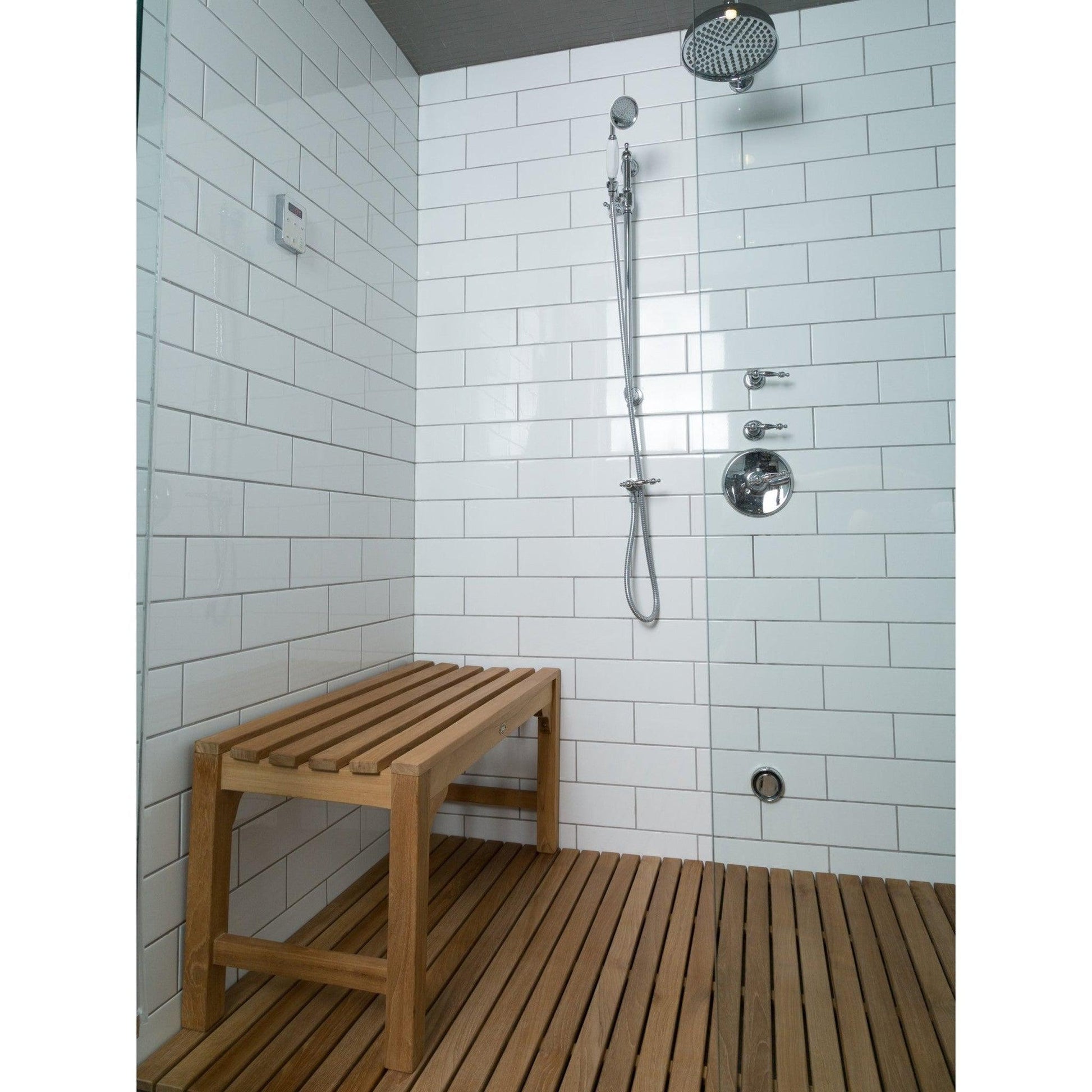 Subway Tile Bath Shower Seat Subway Tile How To Build A Seat In A