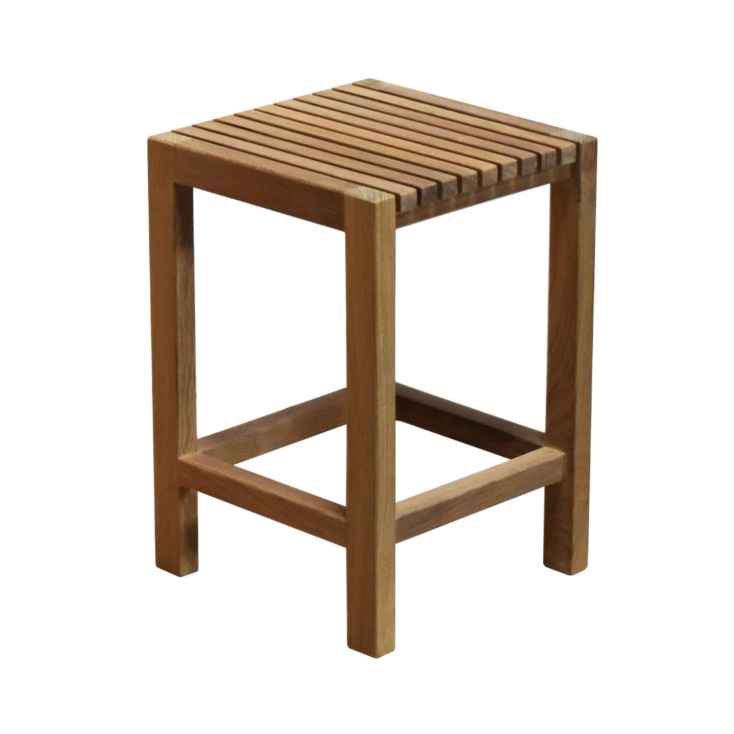 ARB Teak & Specialties Fiji 12" Solid Teak Wood Square Footrest