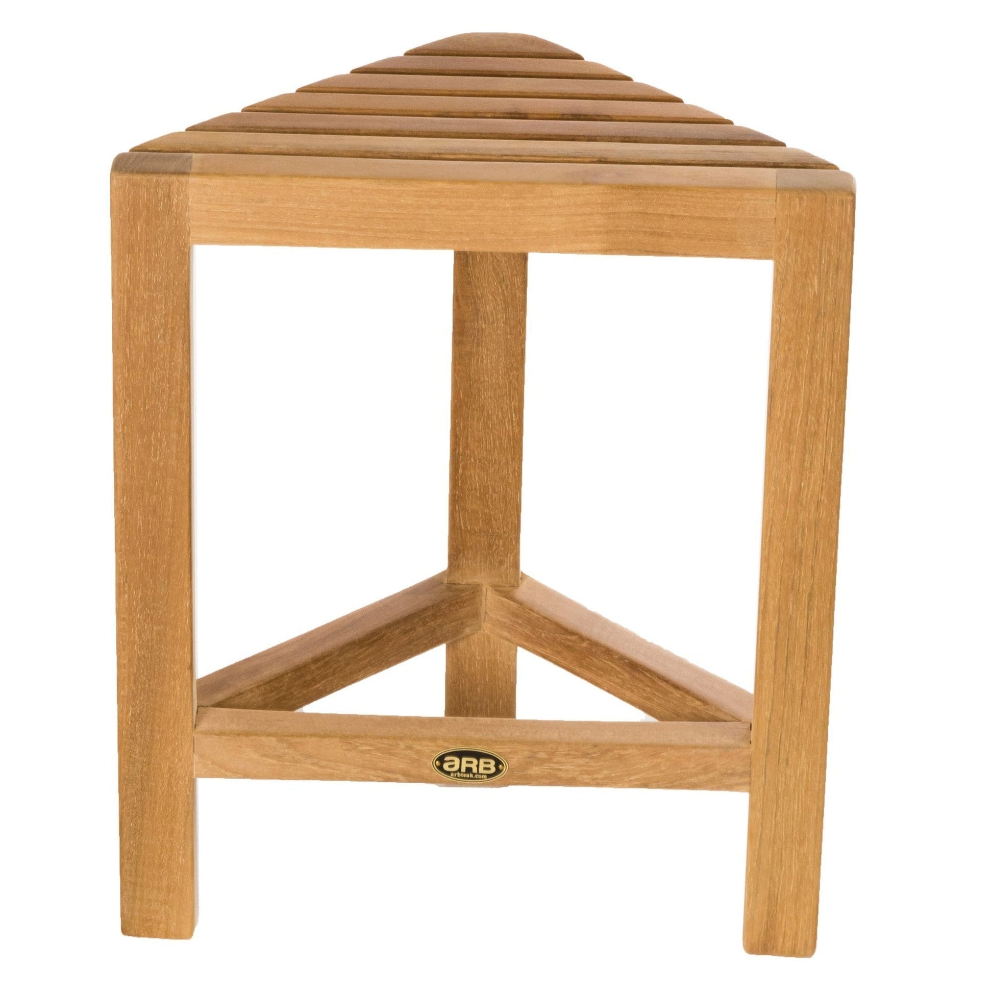 ARB Teak & Specialties Fiji 15" Solid Teak Wood Corner Footrest