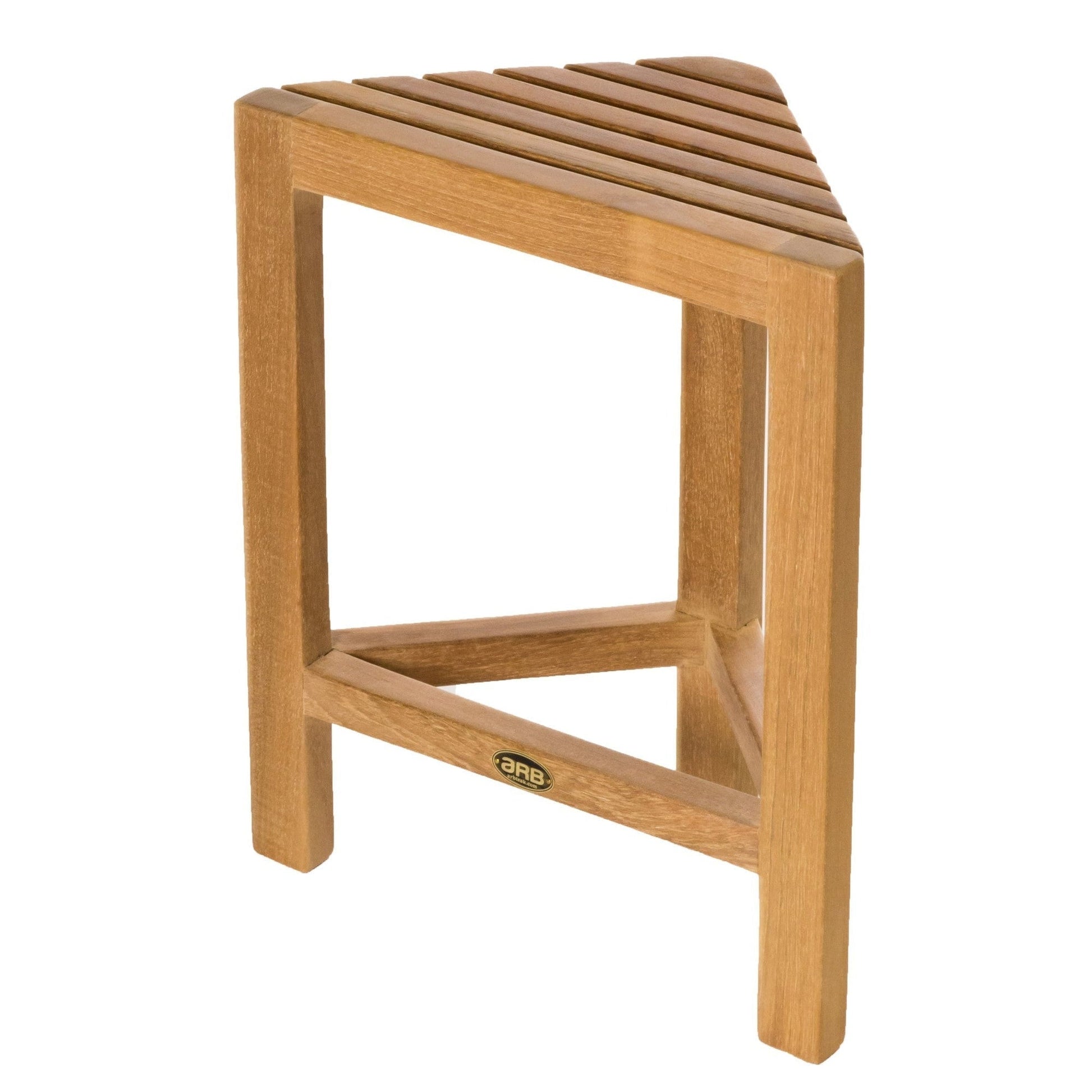ARB Teak & Specialties Fiji 15" Solid Teak Wood Corner Footrest