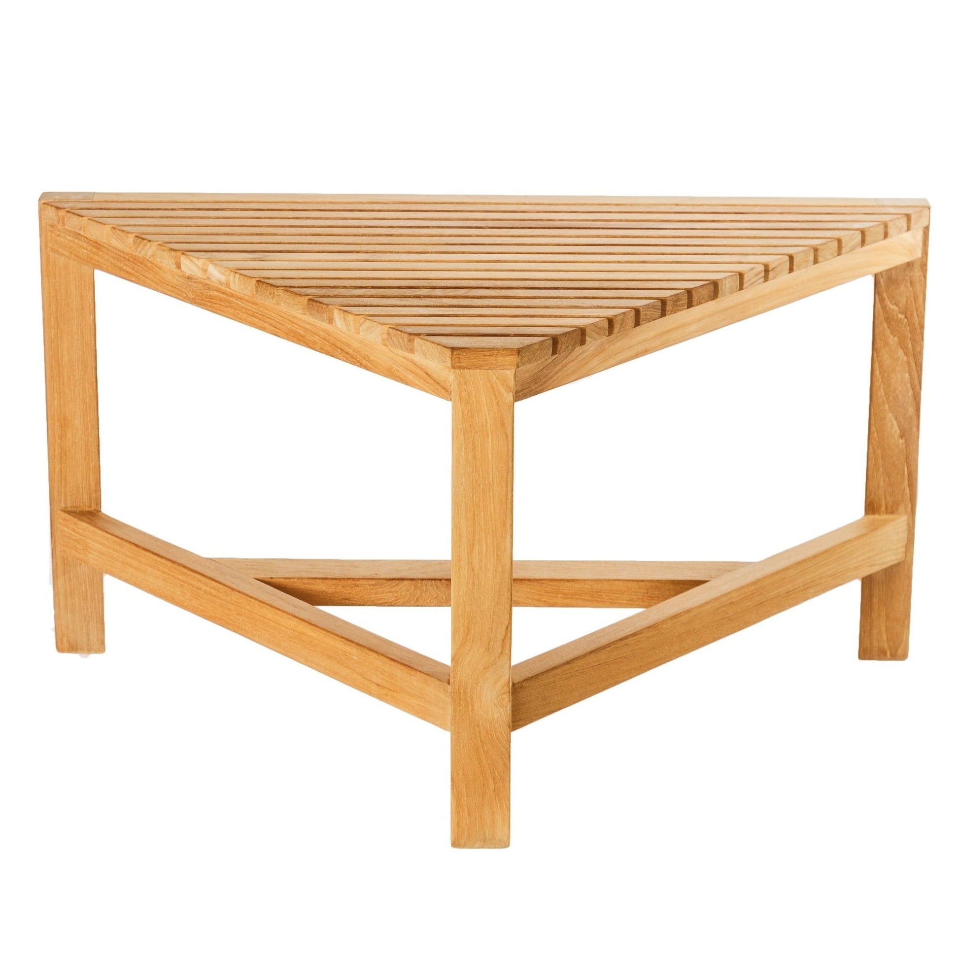 ARB Teak & Specialties Fiji 32" Solid Teak Wood Corner Shower Bench