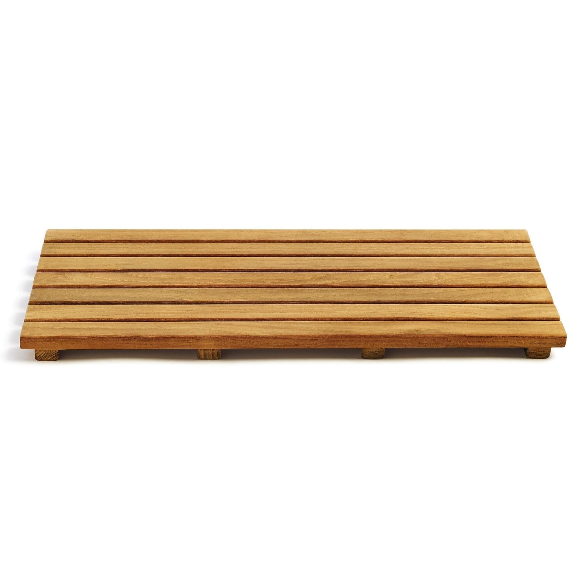 ARB Teak & Specialties Tile 24" x 14" Solid Teak Wood Shower Mat