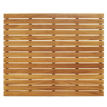 ARB Teak & Specialties Tile 36" x 30" Solid Teak Wood Shower Mat