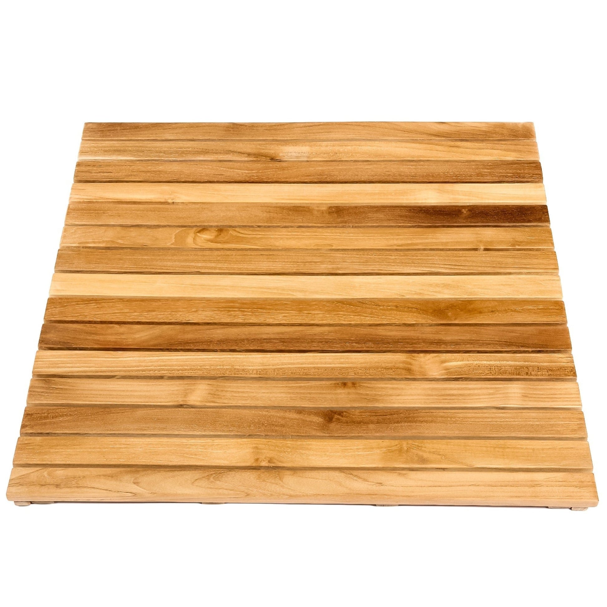 ARB Teak & Specialties Tile 36" x 30" Solid Teak Wood Shower Mat