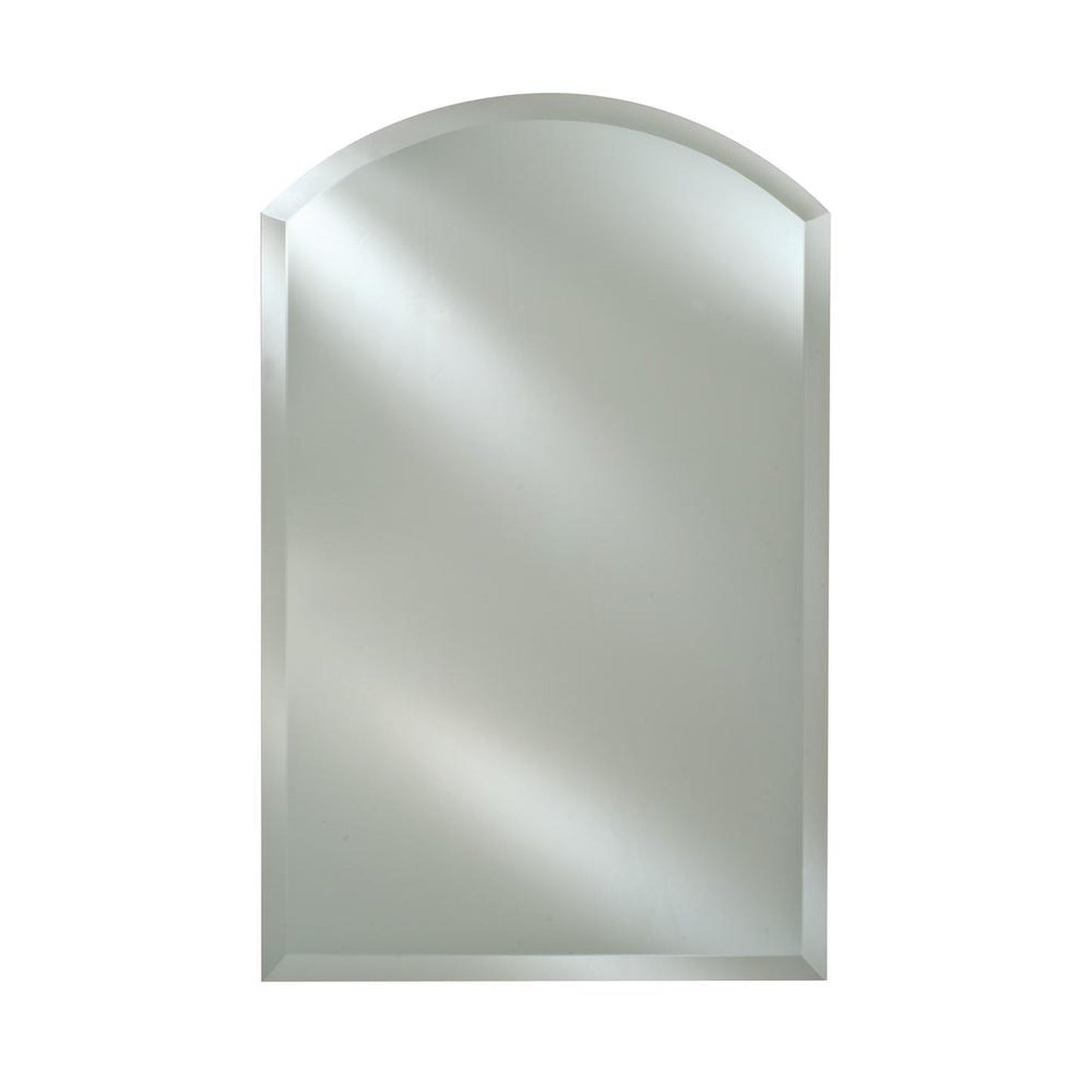 Afina Arch Top 20" x 30" Recessed Left Hinged Single Door Medicine Cabinet With Beveled Edge Mirror