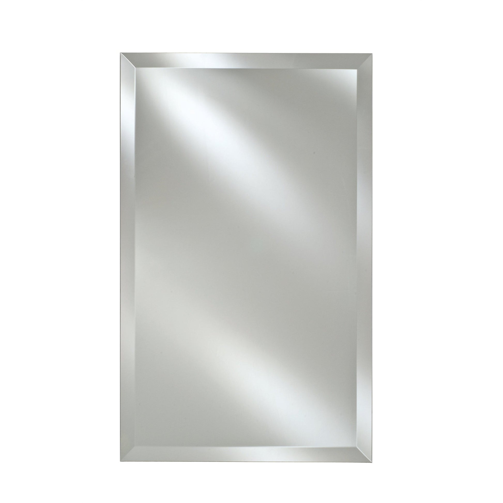 Afina Basix 16" x 26" Frameless Beveled Recessed Left Or Right Hinged Single Door Medicine Cabinet