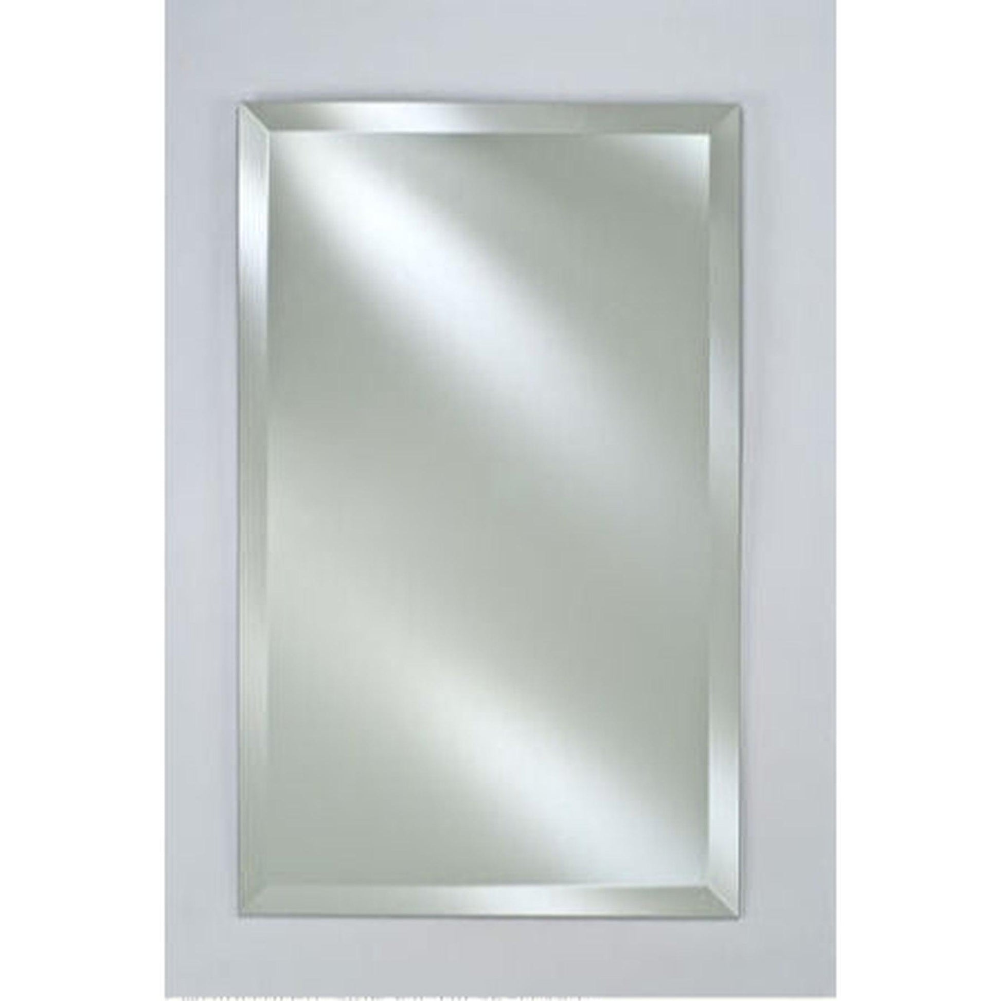 Afina Basix 20" x 26" Frameless Beveled Recessed Left Or Right Hinged Single Door Medicine Cabinet