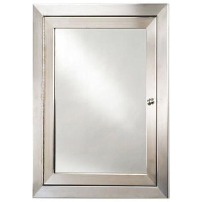 Afina Metro 20" x 28" Polished Finish Recessed Reversible Hinged Single Door Medicine Cabinet