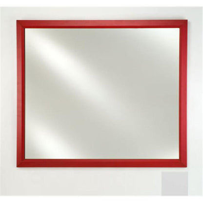 Afina Signature 16" x 22" Arlington White Framed Mirror With Plain Edge