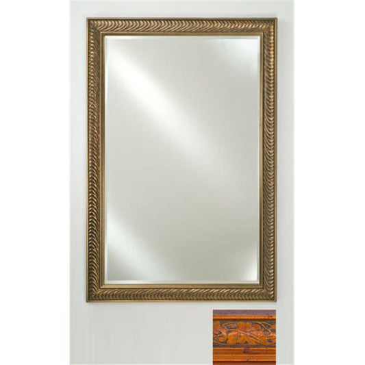 Afina Signature 16" x 22" Parliament Mahogany Framed Mirror With Beveled Edge